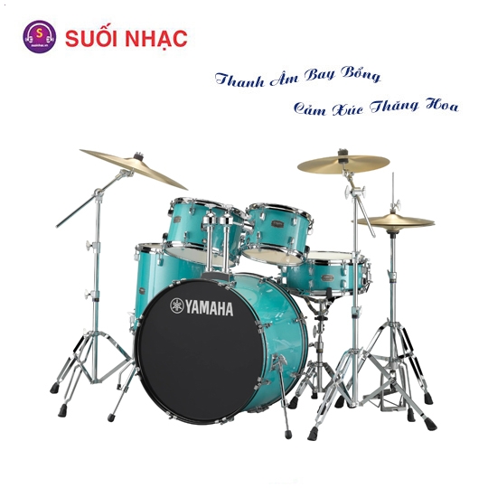 Bộ Trống Cơ Yamaha RDP2F5 Turquoise Glitter/ Champagne Glitter/ Orange Glitter/ Sky Blue/ Gloss Pale Blue + Hw780 + DS550 (không kèm cymbal)