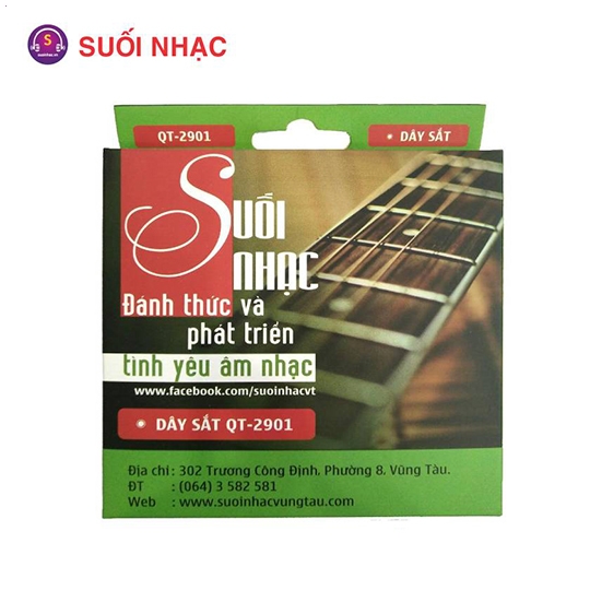 Dây Guitar acoustic bộ Suối Nhạc QT2901