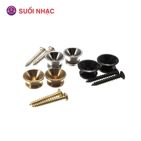 Nút đeo dây Guitar trắng