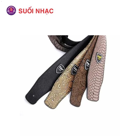 Dây da đeo guitar bản lớn P&P